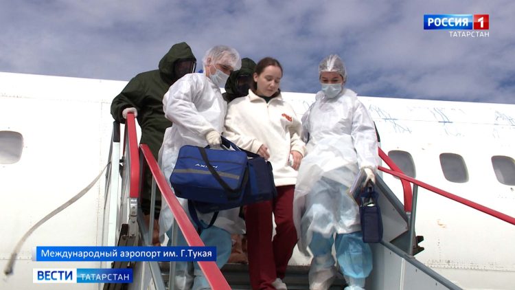 В казанском аэропорту прошли учения на случай завоза опасной инфекции