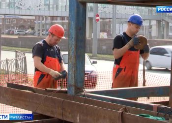 В Казани приступили к завершающей стадии реконструкции коллектора