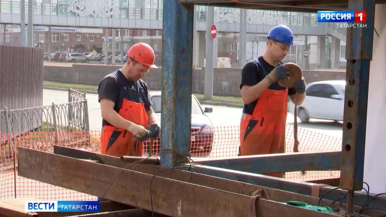 В Казани приступили к завершающей стадии реконструкции коллектора