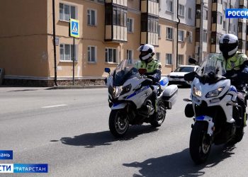 Сотрудники Госавтоинспекции РТ начали патрулировать улицы города на мотоциклах