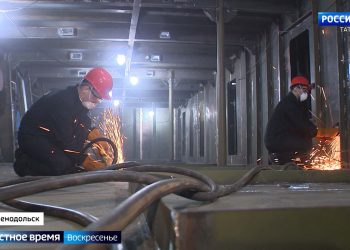 На Зеленодольском заводе им. Горького трудится династия корабелов Нечипорук