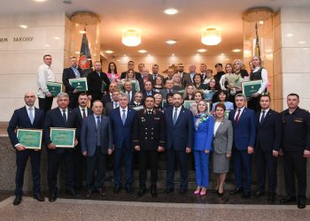 Песошин принял участие в церемонии награждения победителей конкурса «Территория Закона»