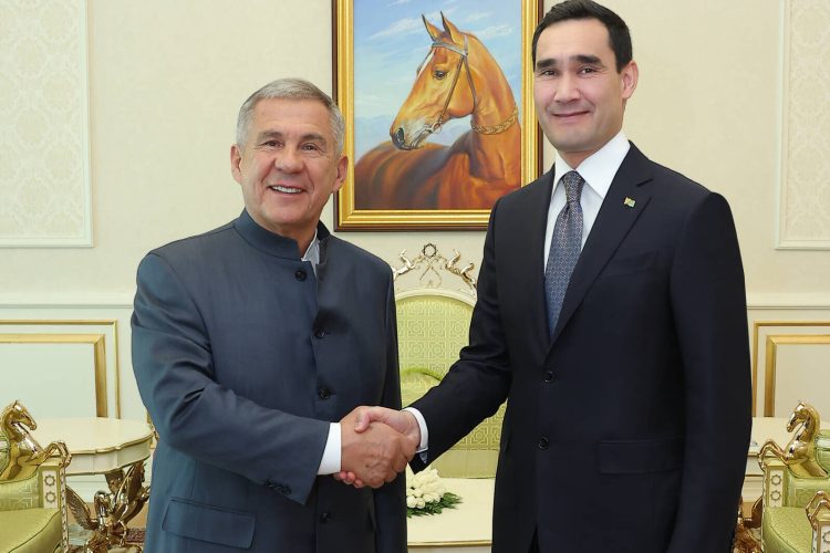 Минниханов встретился с Президентом Туркменистана