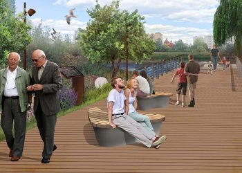 В Казани начались работы по благоустройству городского парка рядом с Большим Чайковым озером