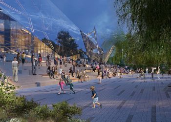 В Казани благоустройство парка возле строящегося театра Камала выполнено на 24%