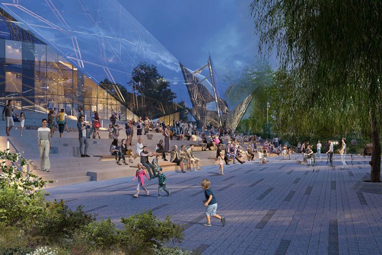 В Казани благоустройство парка возле строящегося театра Камала выполнено на 24%