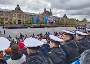 Татарстанские кадеты посетили генеральную репетицию Парада Победы в Москве