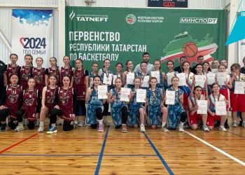 В Заинске в рамках нацпроекта прошло Первенство РТ по баскетболу