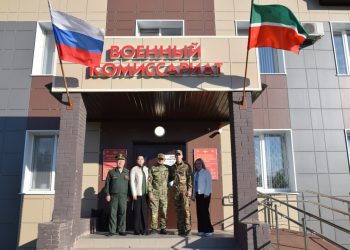 Уроженец Белгородской области отправился в зону спецоперации по контракту из Нурлатского военкомата