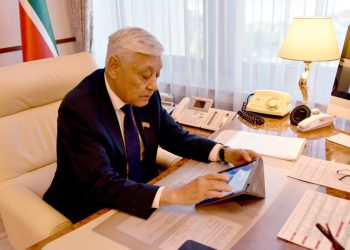 Фарид Мухаметшин принял участие в электронном предварительном голосовании «Единой России»