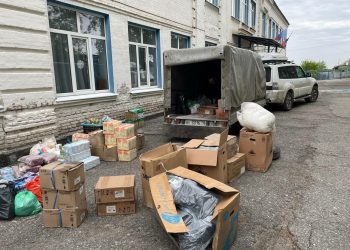 Волонтеры из Татарстана доставили очередную партию гумпомощи в Лисичанск