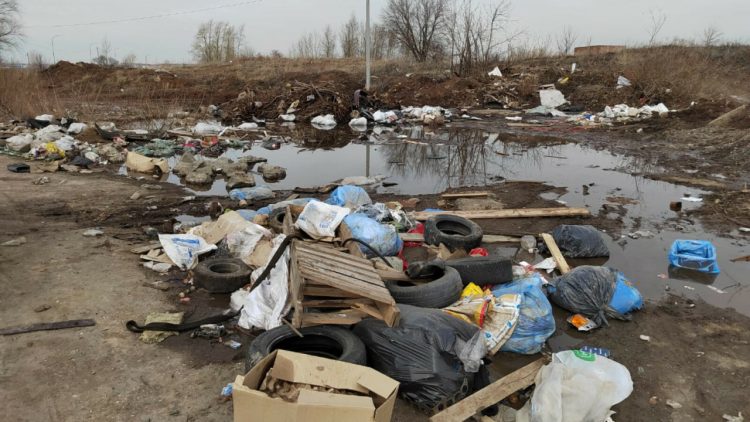 В Челнах убрали незаконную свалку