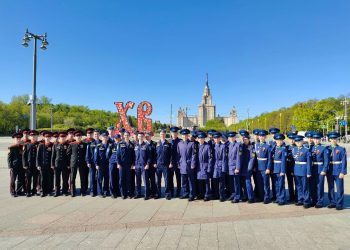 Татарстанские кадеты посетили генеральную репетицию Парада Победы в Москве