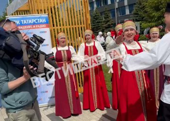 В Казани на ул. Декабристов начала работу площадка ГТРК Татарстан