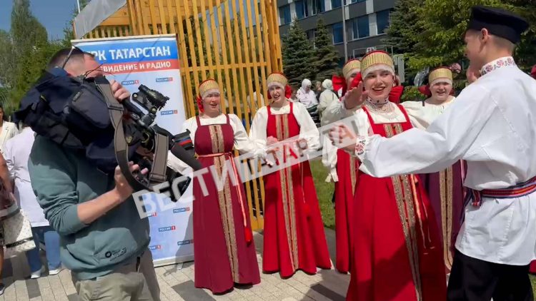 В Казани на ул. Декабристов начала работу площадка ГТРК Татарстан