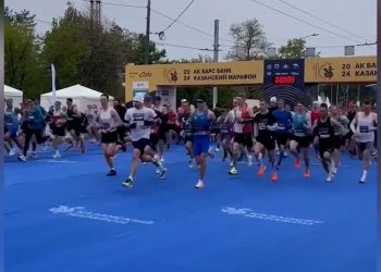 В Казани состоялся марафон в ползунках