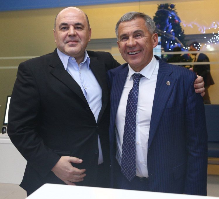 Рустам Минниханов поздравил Мишустина с утверждением в должности Премьер-министра