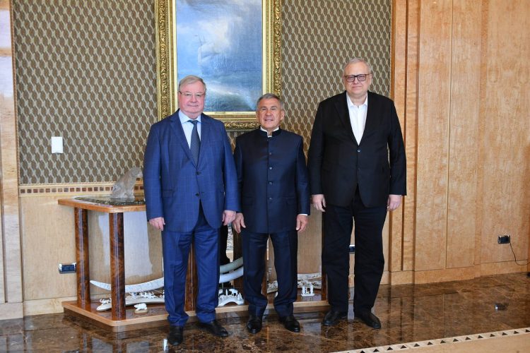 Минниханов встретился с президентом Российского книжного союза