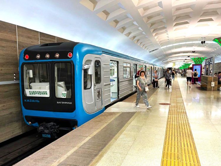 В казанском метрополитене перед Играми БРИКС запустили поезд модели «Чех»