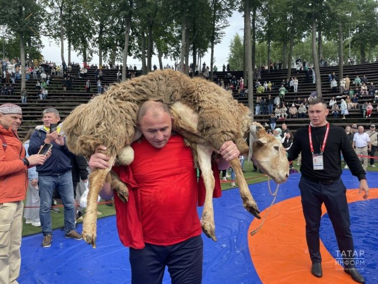 Раиль Нургалиев стал абсолютным батыром Сабантуя в Казани