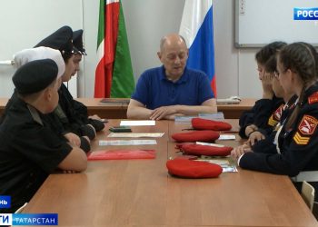 В казанском Доме юного танкиста наградили кадетов, юнармейцев и суворовцев