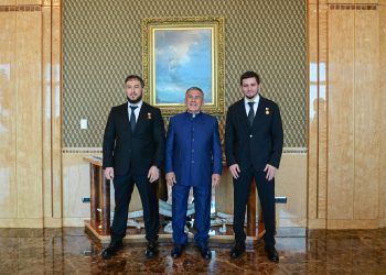 Минниханов встретился с мэрами городов Грозный и Аргун