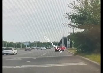 В Казани мотоциклиста госпитализировали после ДТП