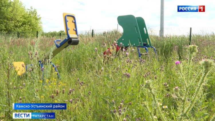 В некоторых районах Татарстана выявили нарушения благоустройства детских площадок