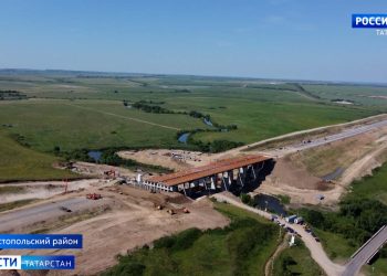 Минниханов оценил ход строительства скоростной автодороги «Алексеевское — Альметьевск»