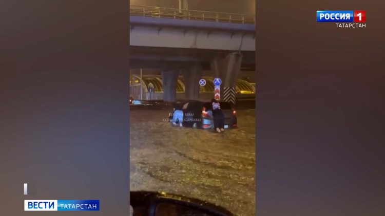 В Татарстане за сутки выпало почти 60 миллиметров осадков