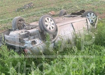 В Кукморском районе в результате ДТП перевернулась легковушка, водитель погиб