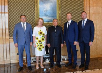 Минниханов встретился с руководством научно-технического блока ГК Росатом