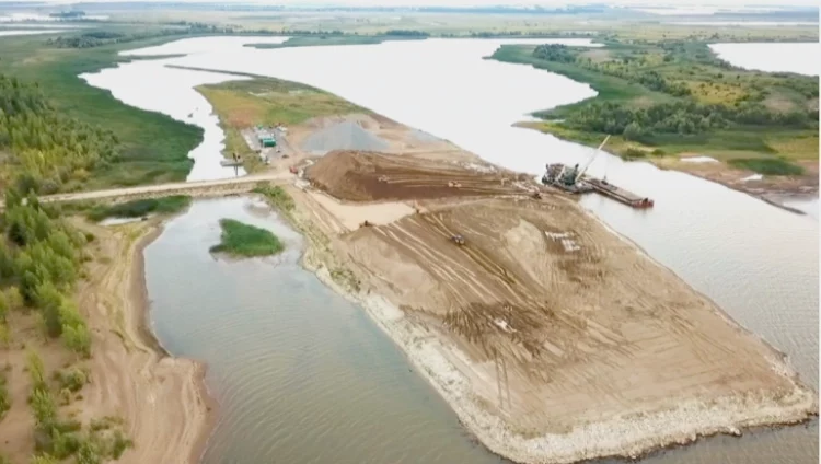 В Алексеевском районе планируют построить грузовой речной порт