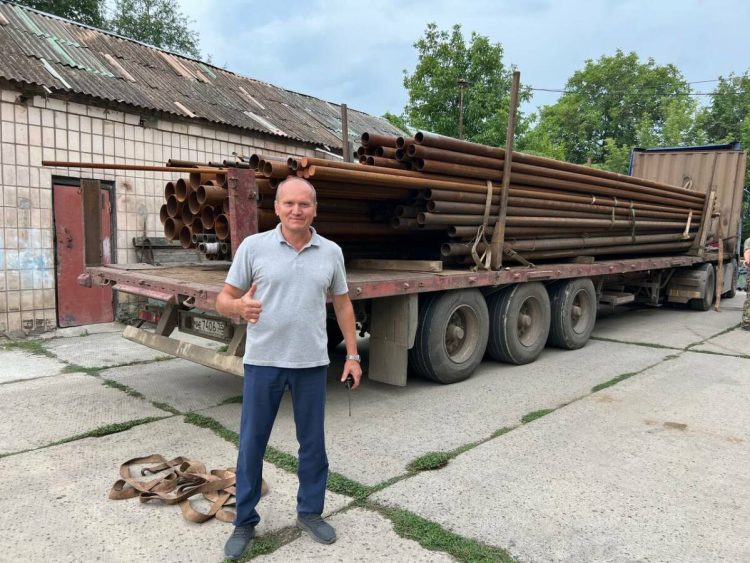 Из Татарстана в Лисичанск доставили более 20 тонн стройматериалов