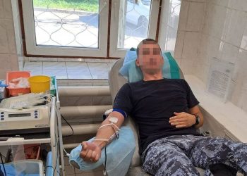 Военнослужащие казанского полка Росгвардии приняли участие в донорской акции
