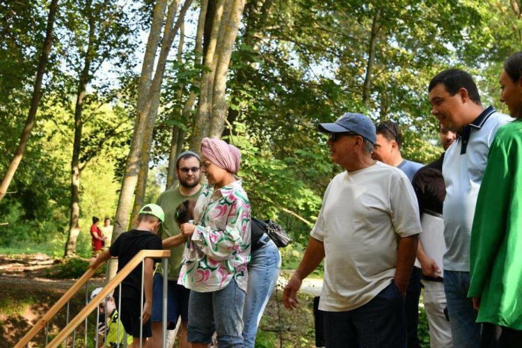 Минниханов оценил ход благоустройства Голубых озер в Татарстане