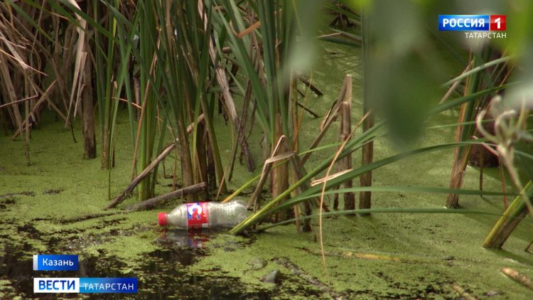 Жители Казани пожаловались на загрязнение озера Марьино