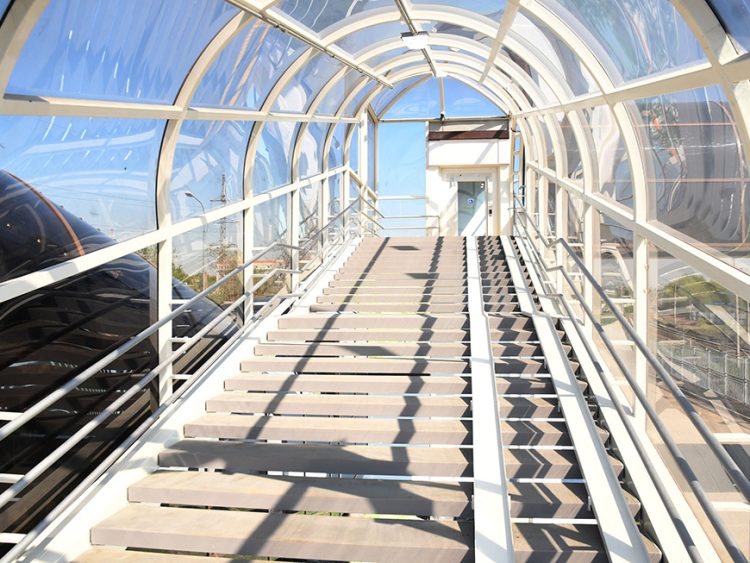 В Казани установят новые лифты с утепленными шахтами в шести надземных пешеходных переходах