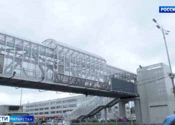 В Казани в шести надземных пешеходных переходах заменят 13 лифтов