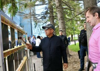 Минниханов проверил благоустройство Елабуги