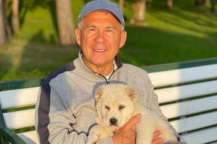 Минниханов опубликовал фото алабая Акдуса