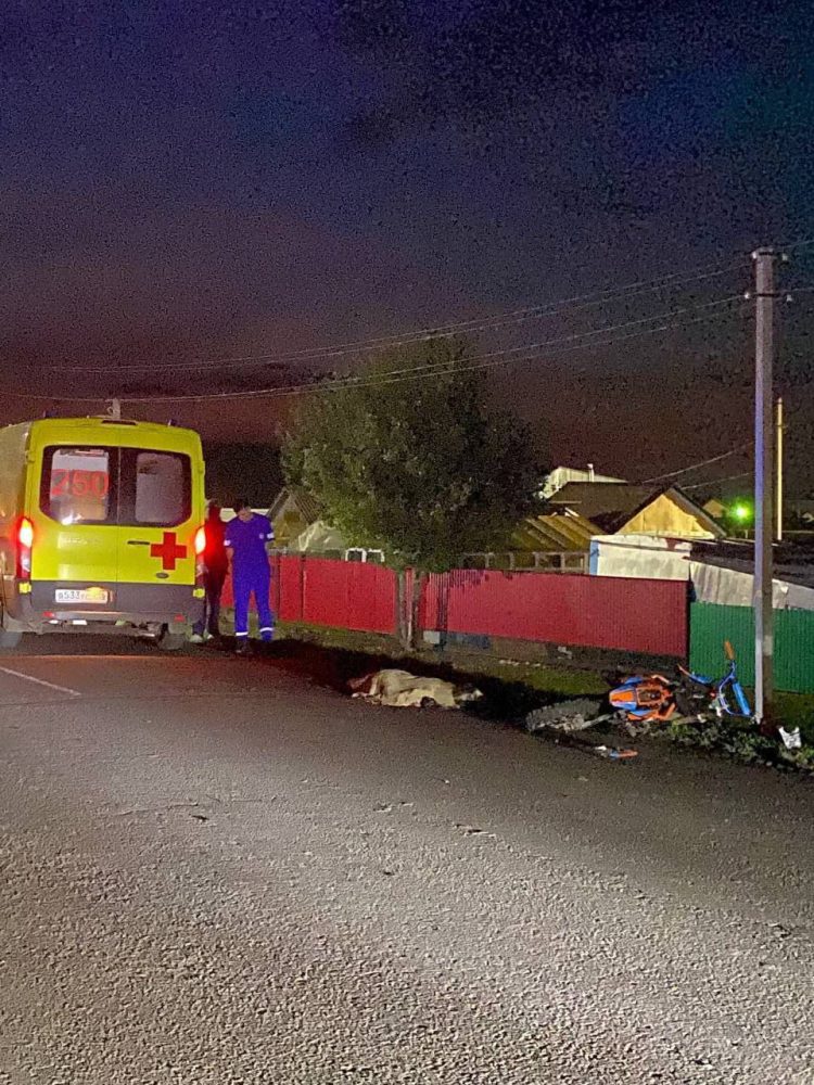 В Лениногорском районе подросток насмерть разбился на питбайке