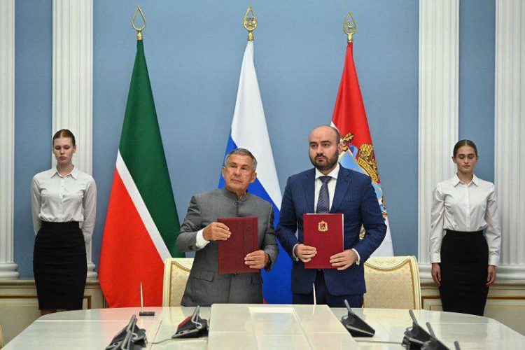 Минниханов провел рабочую встречу с врио Губернатора Самарской области