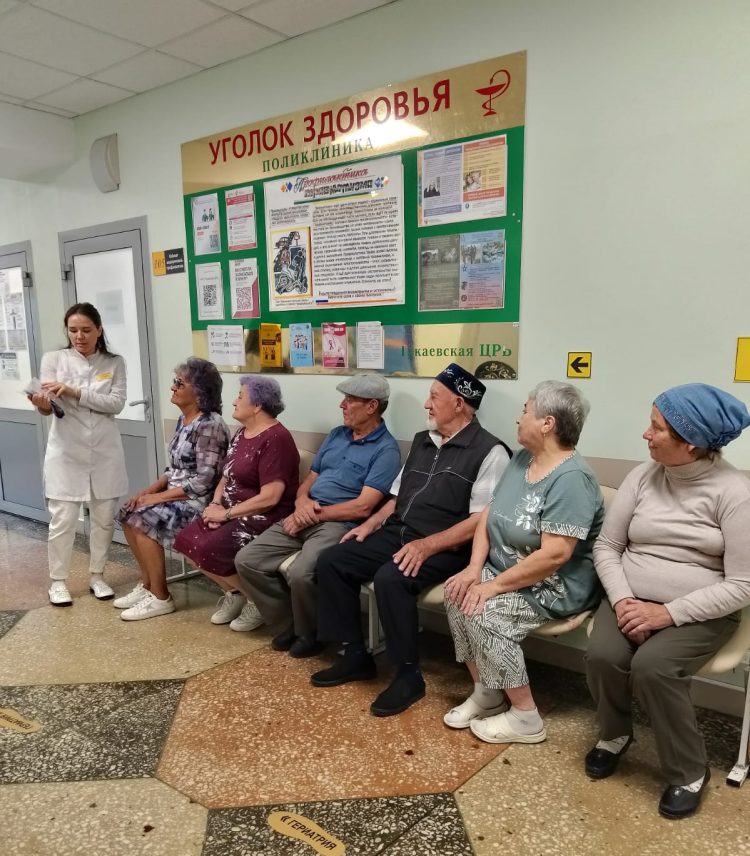 В Тукаевском районе прошла неделя профилактики сердечно-сосудистых заболеваний по нацпроекту