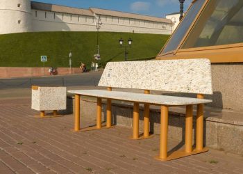 В Казани установили 50 уличных объектов из вторсырья