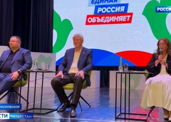 Автобусный марафон «Единая Россия» объединяет» побывал в Алексеевском районе