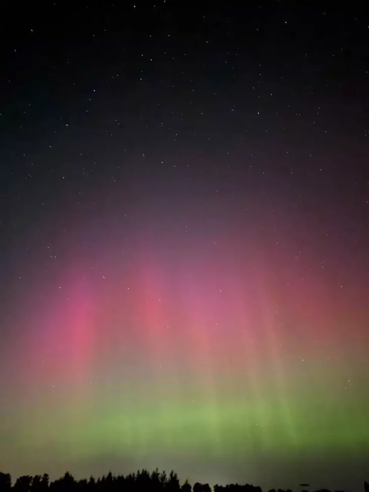 В Татарстане заметили полярное сияние