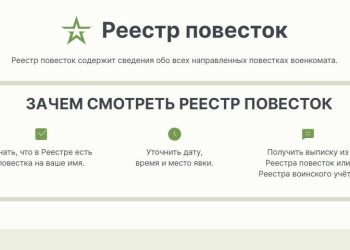 В России запустили сайт реестра электронных повесток для военнообязанных