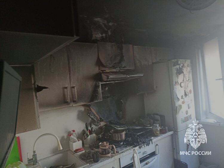 В Челнах девушка получила сильные ожоги на пожаре