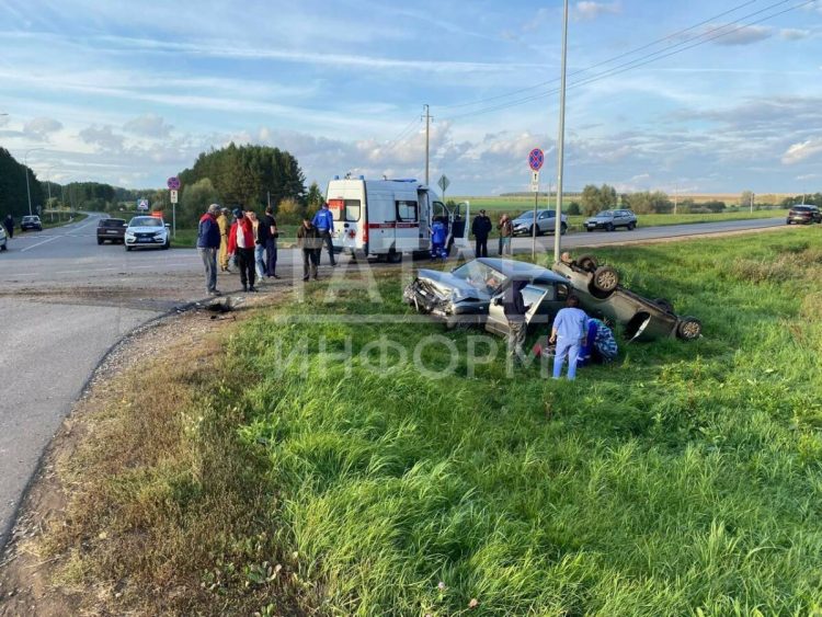 В Муслюмовском районе в результате ДТП госпитализировали двоих пострадавших